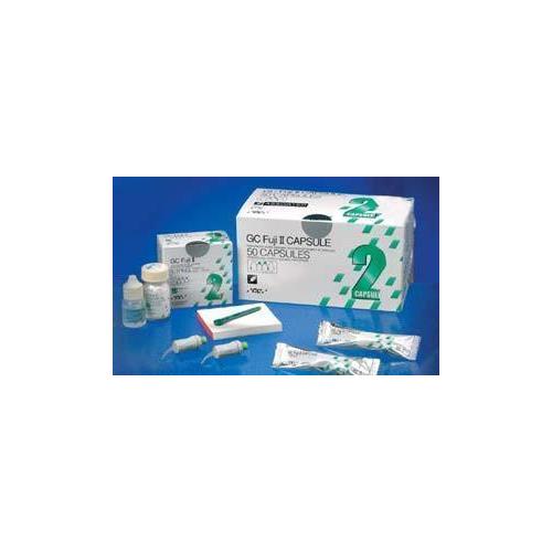GC 000101 Fuji II Glass Ionomer Restorative Cement Powder 1:1 #21 Pale Yellow GC 000101 Fuji II Glass Ionomer Restorative Cement Powder 1:1 #21 Pale Yellow